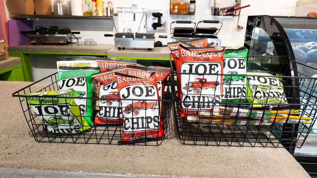 Snacks at the counter